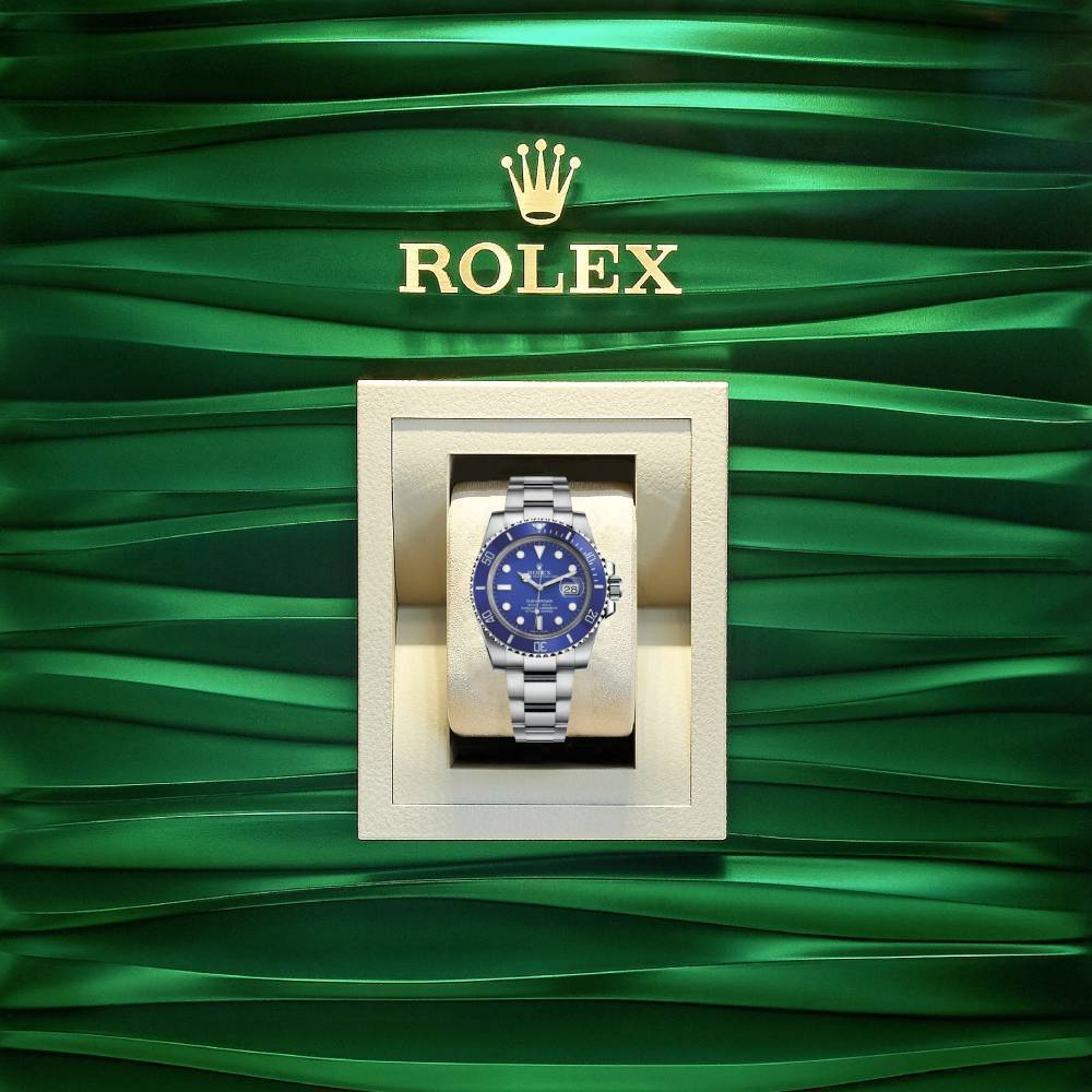 Montre Rolex Submariner Date "Smurf" 116619LB – Édition Luxe Cadran Bleu