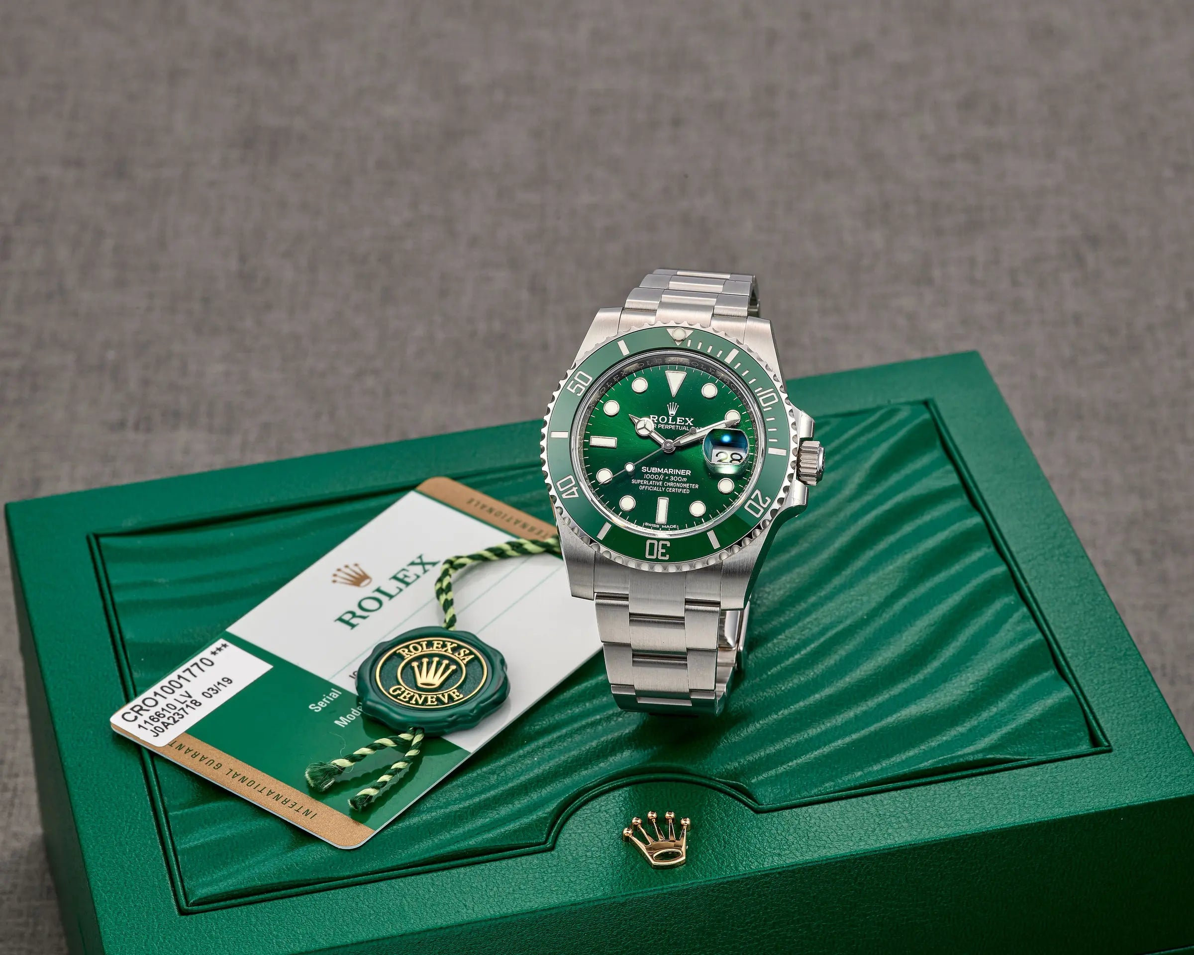Montre Rolex Submariner Date "Hulk