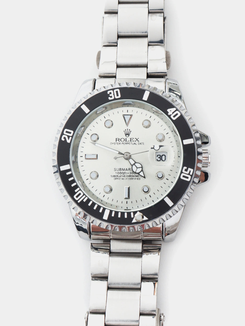 Montre rolex Cadran Blanc